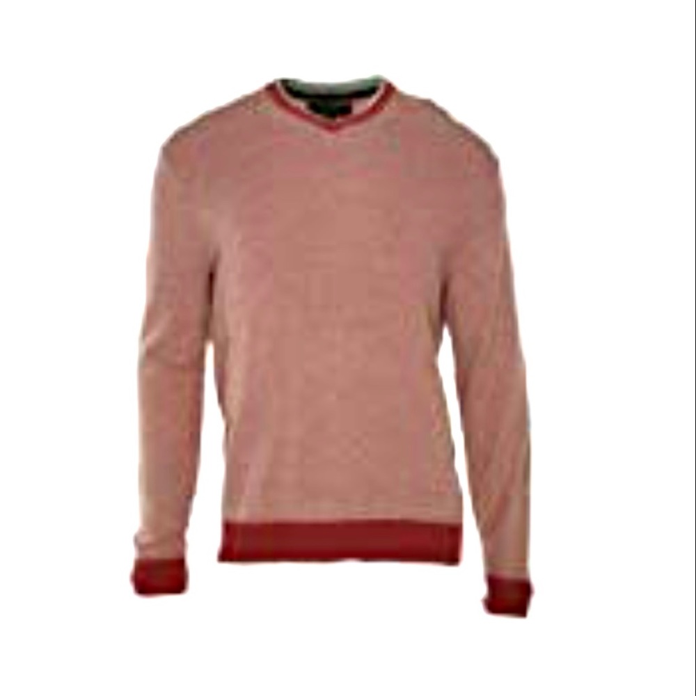 Tasso Elba Mens Two Tone Knit Pullover Sweater XXL